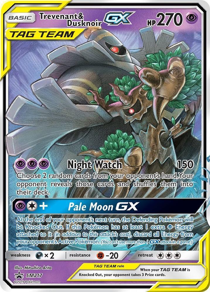 Trevenant & Dusknoir GX - SM217 - SM Promos (SMP)
