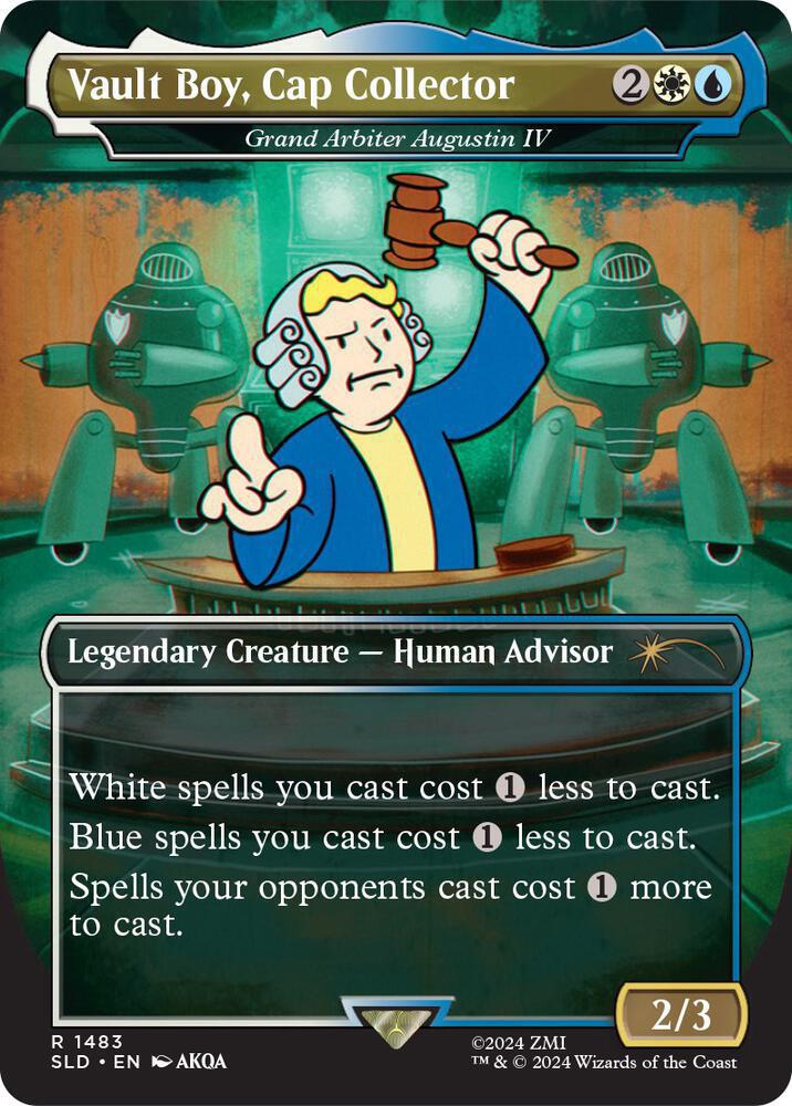 Vault Boy, Cap Collector - Grand Arbiter Augustin IV - Secret Lair Drop Series (SLD)