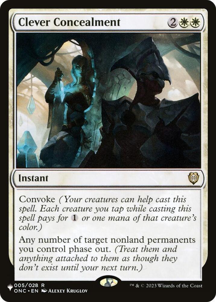 Clever Concealment - The List Reprints (LIST)