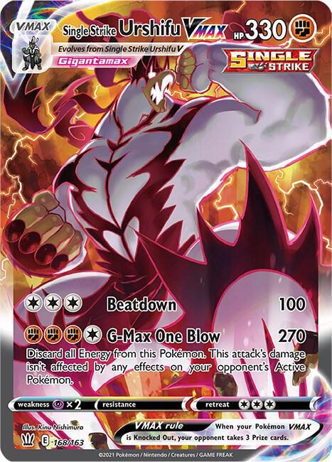Single Strike Urshifu VMAX (Alternate Art Secret) - SWSH05: Battle Styles (SWSH05)