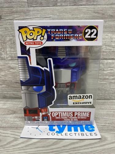 FUNKO Pop! Optimus Prime #22 Transformers Amazon Exclusive Metallic Version New