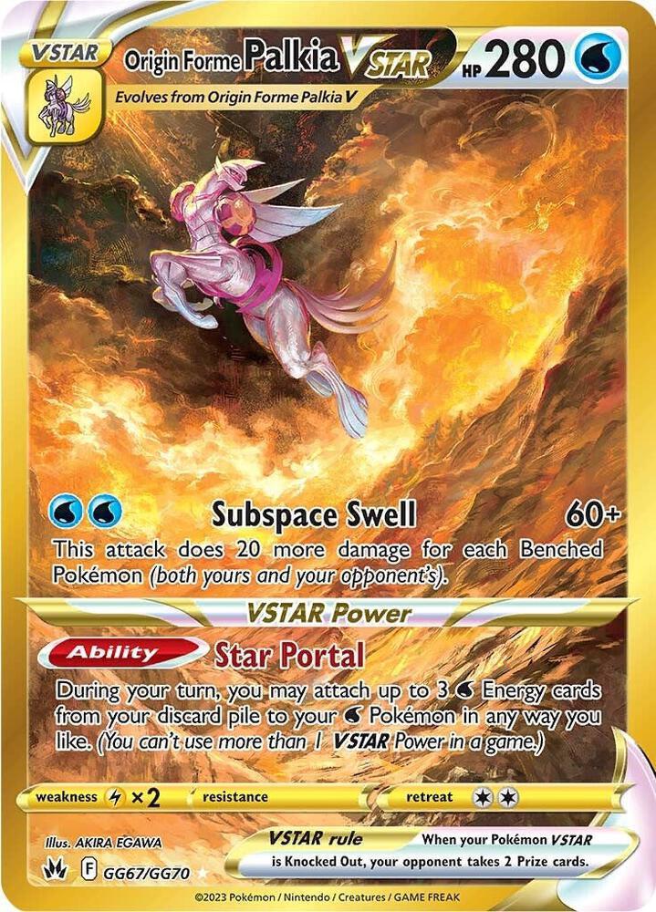 Origin Forme Palkia V (Alternate Full Art) - SWSH10: Astral Radiance (SWSH10) Copy