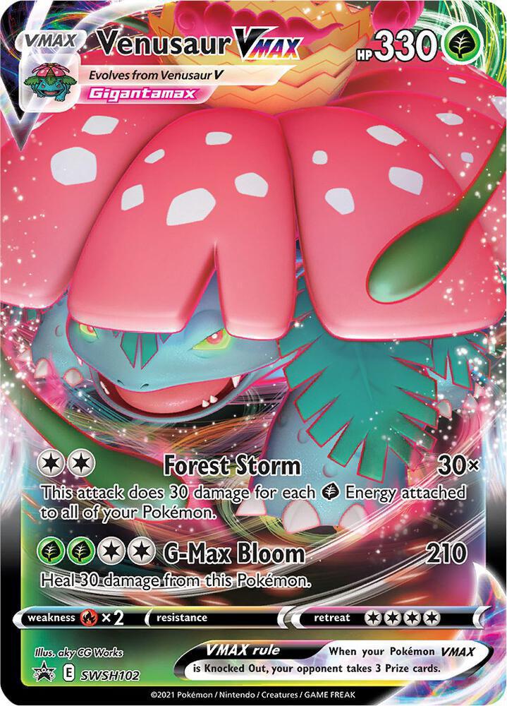 Venusaur VMAX - SWSH102 - SWSH: Sword & Shield Promo Cards (SWSD)