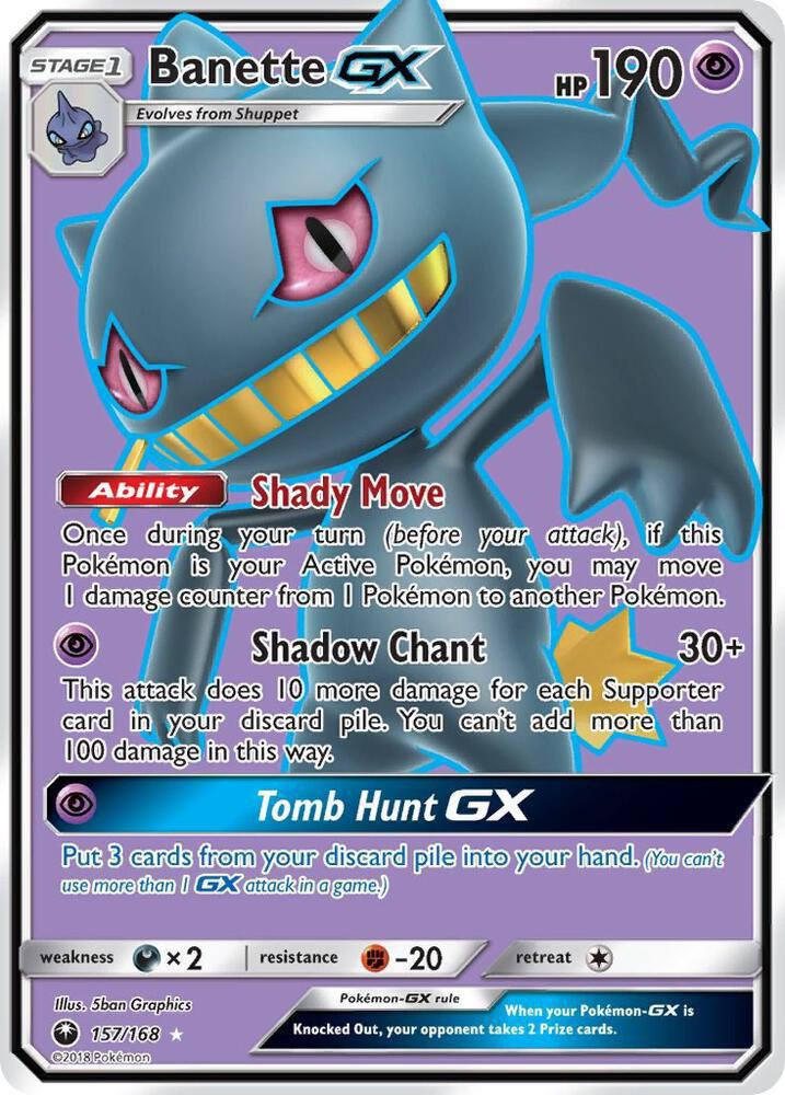 Banette GX (Full Art) - SM - Celestial Storm (CES)