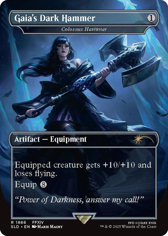 Gaia's Dark Hammer - Colossus Hammer - Secret Lair Drop Series (SLD)