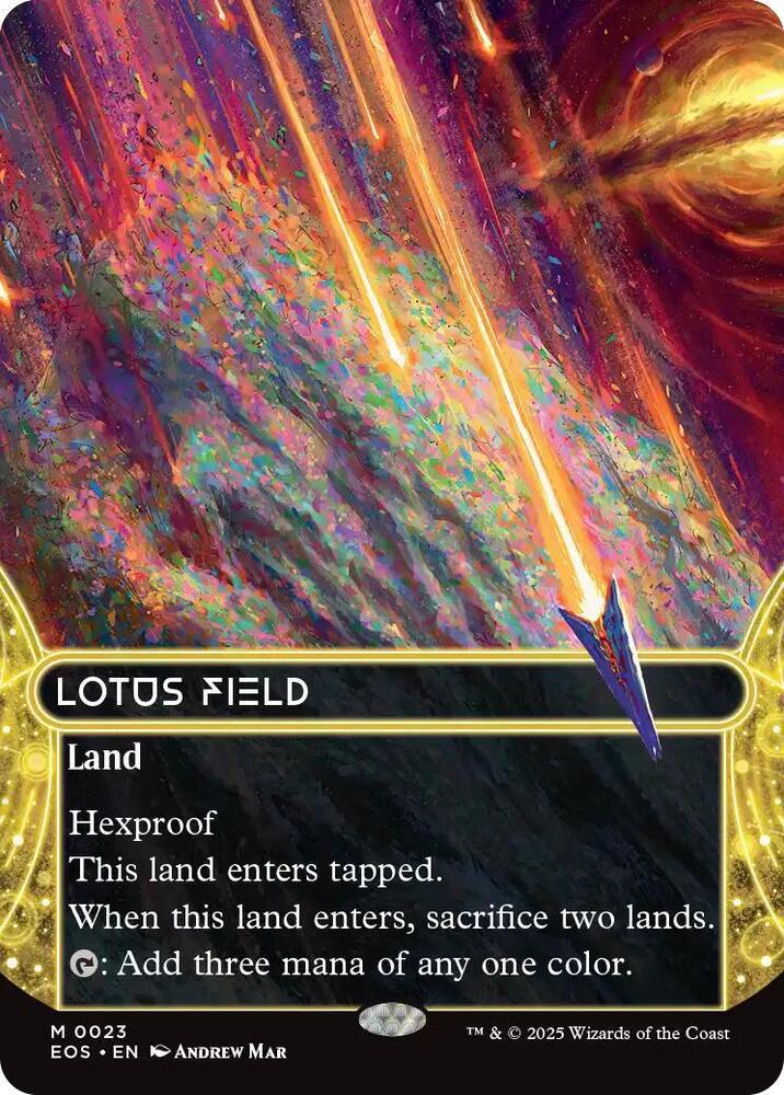 Lotus Field (0023) (Borderless) - Edge of Eternities: Stellar Sights (EOS)