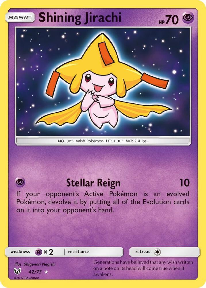 Shining Jirachi - Shining Legends (SHL)