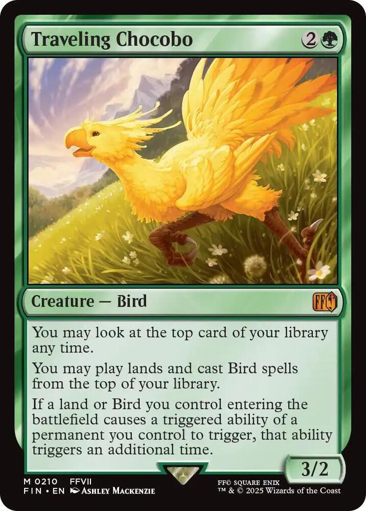 Traveling Chocobo - FINAL FANTASY (FIN) FINAL FANTASY All versions