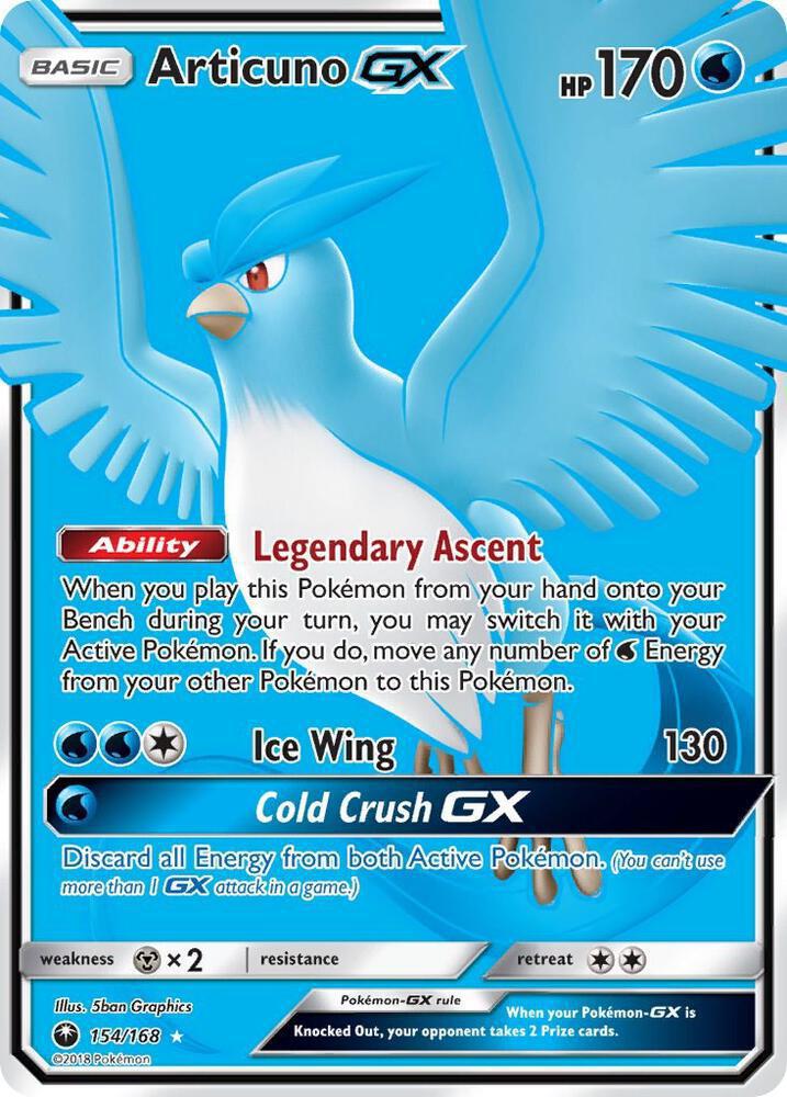 Articuno GX (Full Art) - SM - Celestial Storm (CES)