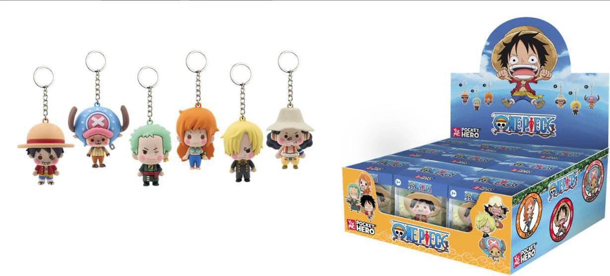 ONE PIECE YUME POCKET HERO KEYCHAIN SER 2 12PC