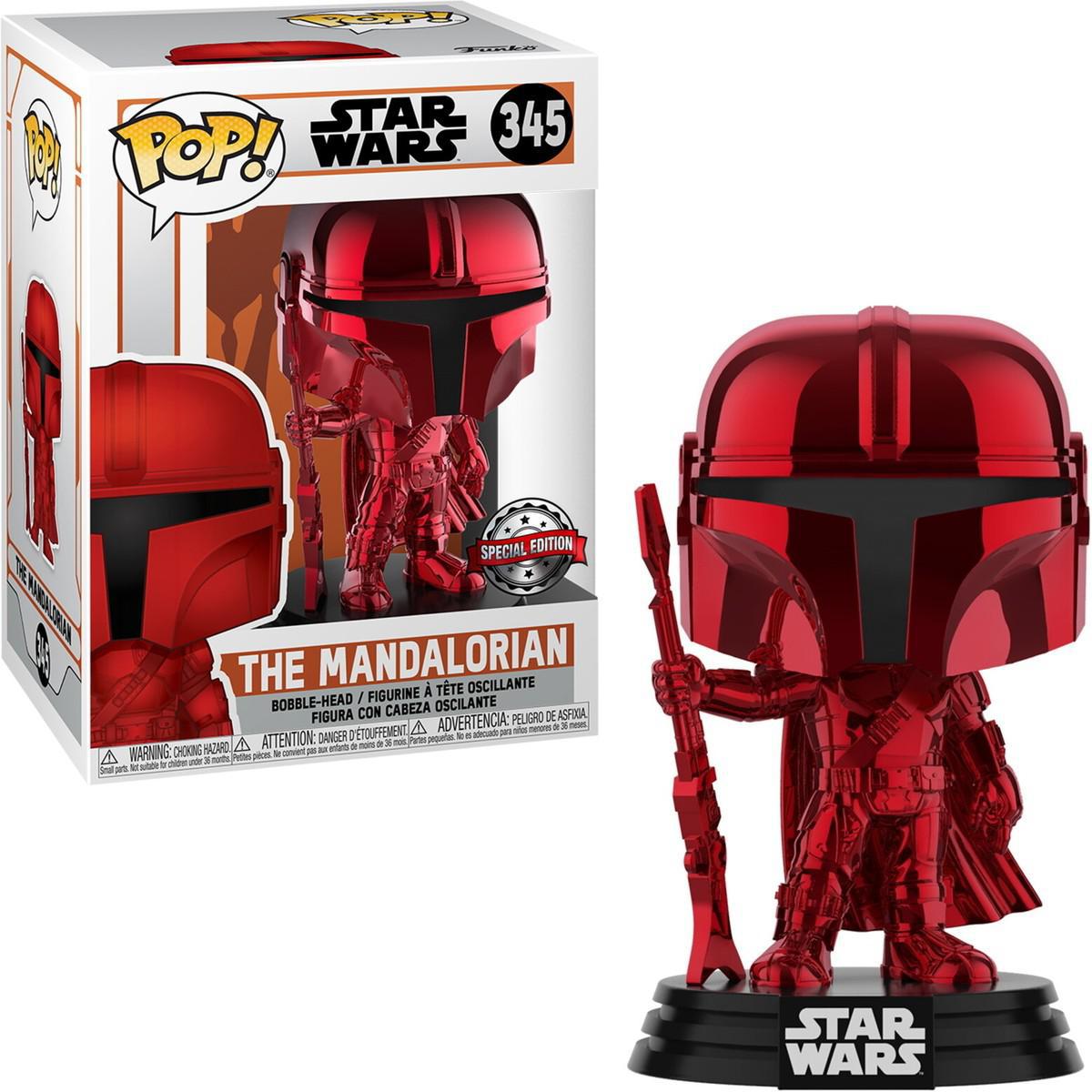 FUNKO POP The Mandalorian (Chrome Red Red) 345
