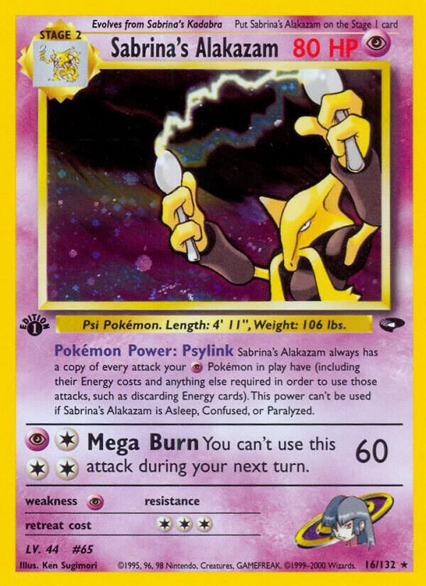 Sabrina's Alakazam - Gym Challenge (G2)(Unlimited)