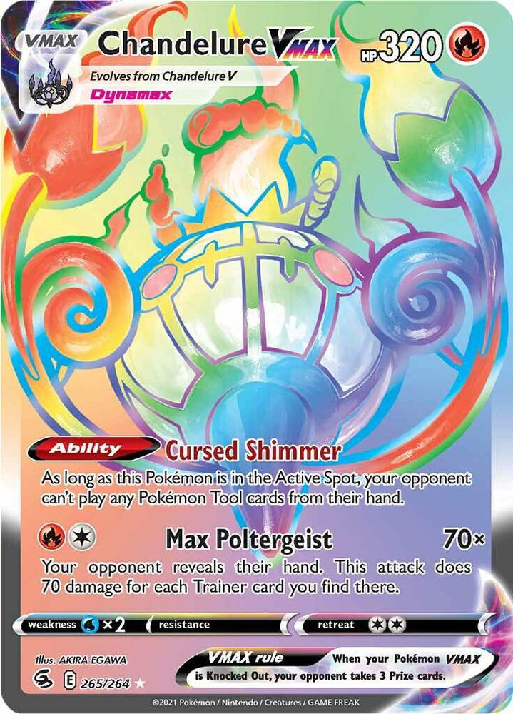 Chandelure VMAX (Secret) - SWSH08: Fusion Strike (SWSH08)