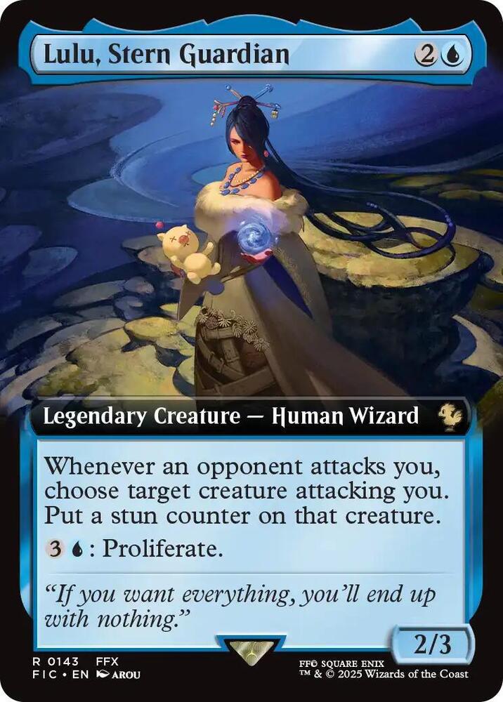Lulu, Stern Guardian (Extended Art) - Commander: FINAL FANTASY (FIC)