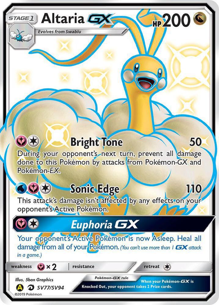 Altaria GX - Hidden Fates: Shiny Vault (HIF:SV)