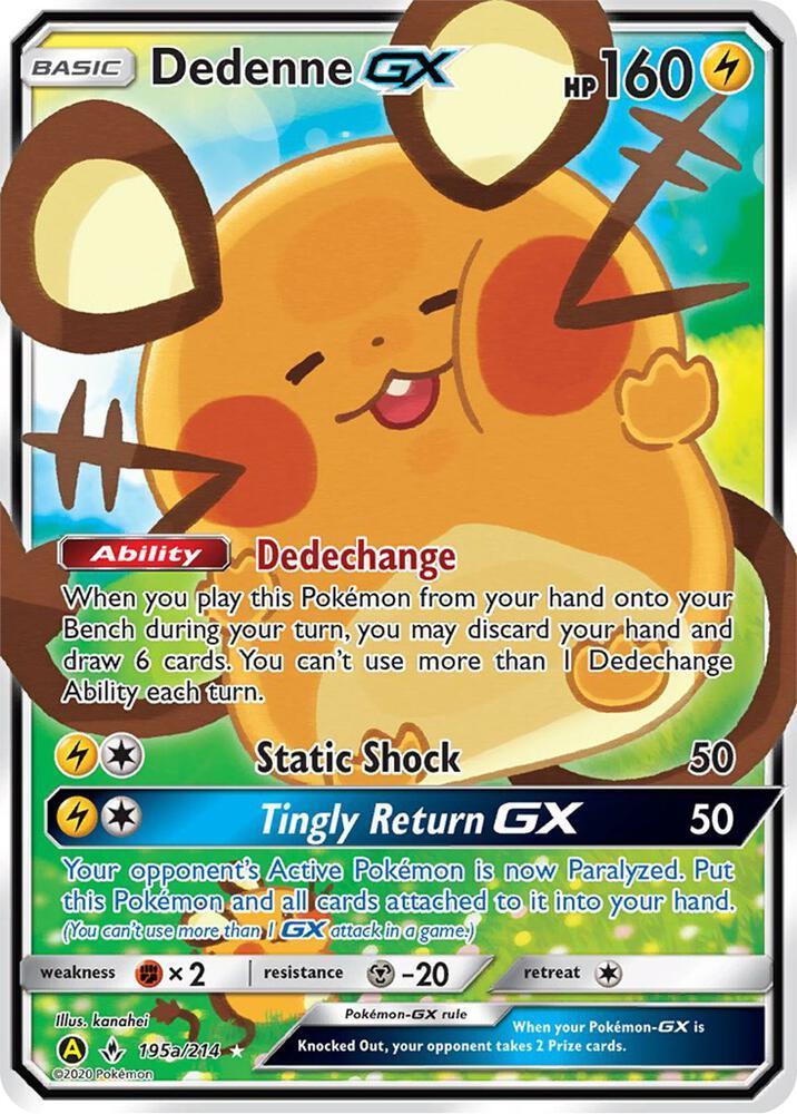 Dedenne GX - 195a/214 - Alternate Art Promos (PR)