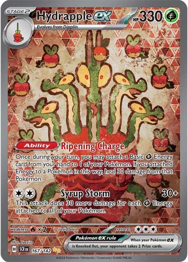 Hydrapple ex - 167/142 - SV07: Stellar Crown (SCR)