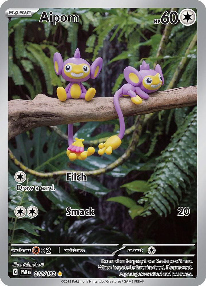 Aipom - 211/182 - SV04: Paradox Rift (PAR)