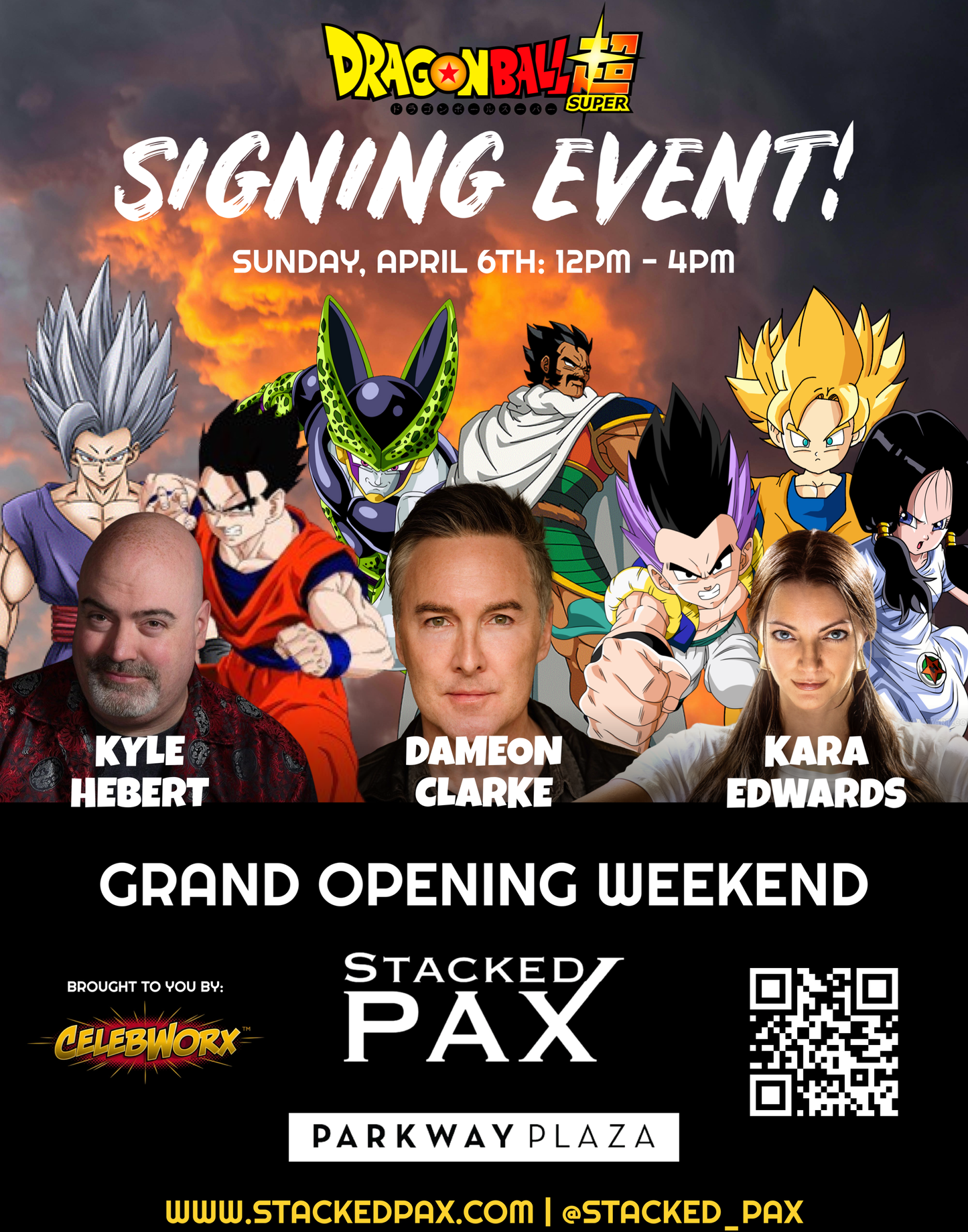 GRAND OPENING DRAGON BALL SIGNING EVENT Feat. KARA EDWARDS, KYLE HEBERT, & DAMEON CLARKE!