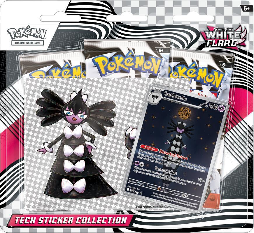White Flare Tech Sticker Collection - SV: White Flare (WHT)