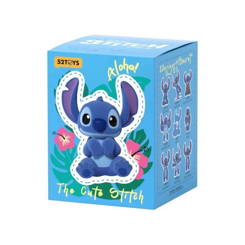 52TOYS Disney Stitch Cute Blind Box Collectible Figure Toy Gift Display Home Garden Decoration Action Toy Figures