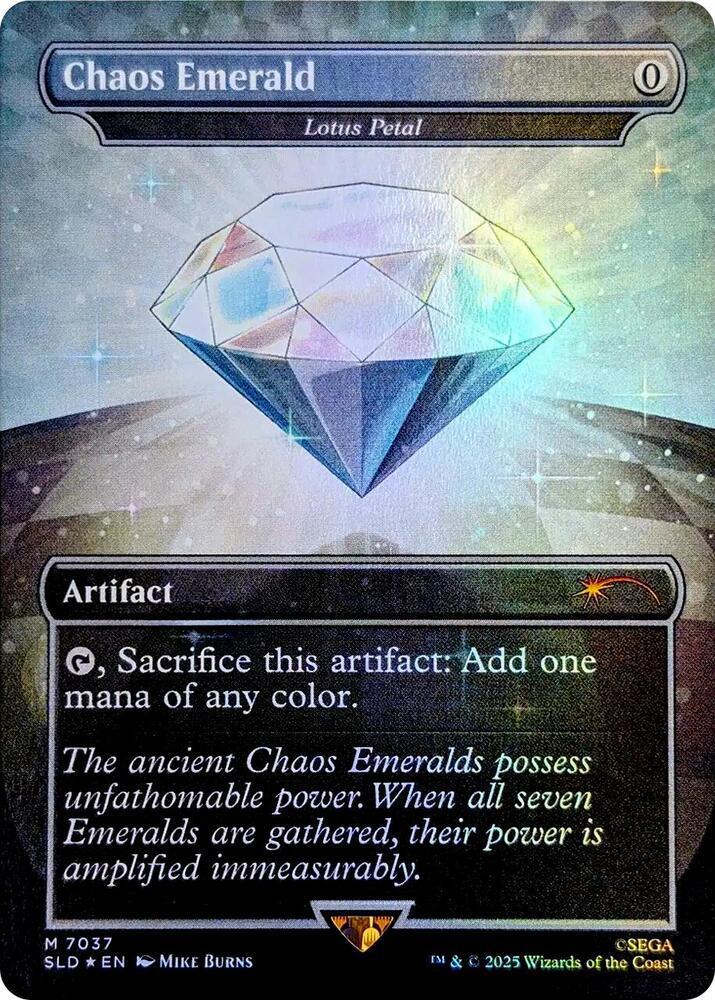 Chaos Emerald - Lotus Petal (7037) - Secret Lair Drop Series (SLD)