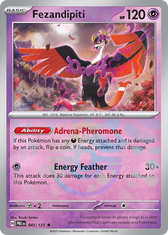 Fezandipiti (Master Ball Pattern) - SV: Prismatic Evolutions (PRE)
