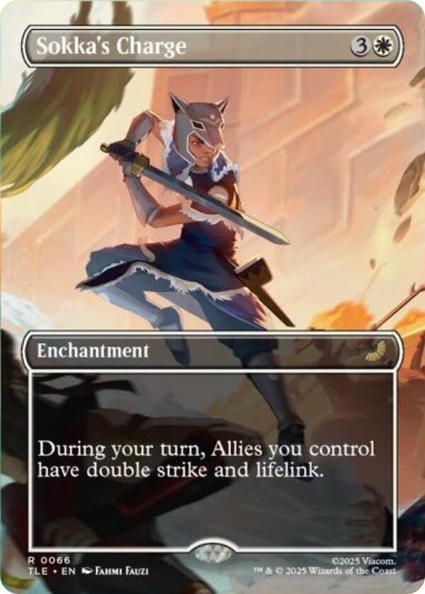 Sokka's Charge (Borderless) - Avatar: The Last Airbender: Eternal-Legal (TLE)