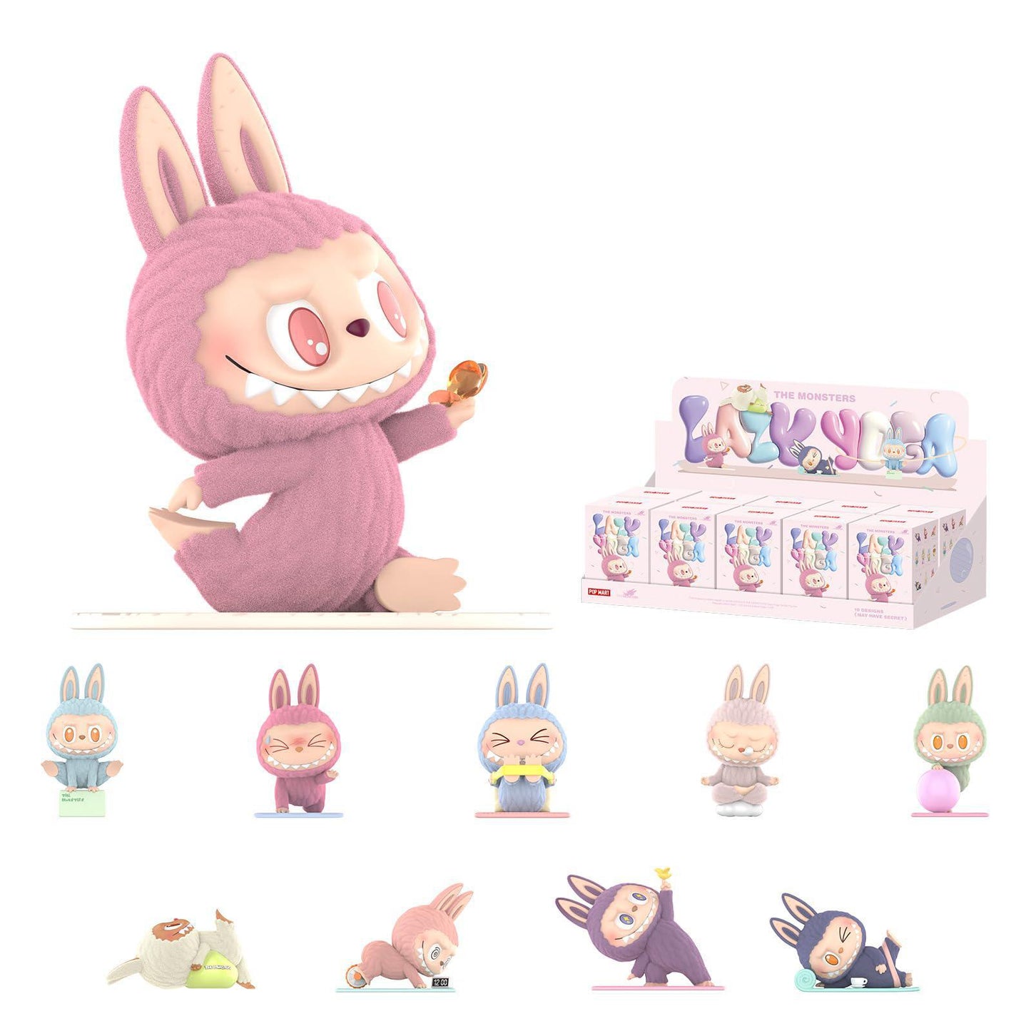 5 reviews Pop Mart x THE MONSTERS: Lazy Yoga Series Figurine Blind Box (1pc)