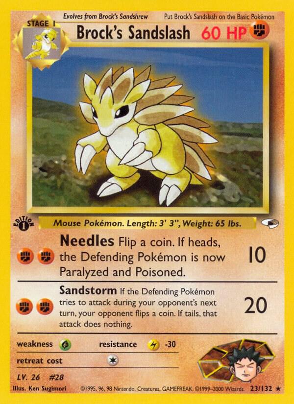 Brock's Sandslash - Gym Heroes (G1)(unlimited)