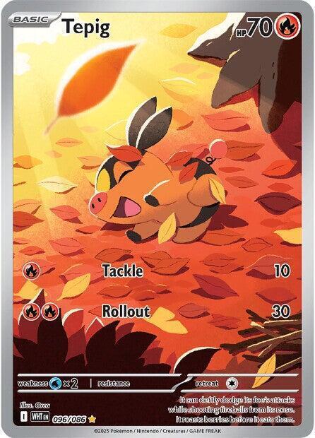 Tepig - 096/086 - SV: White Flare (WHT)