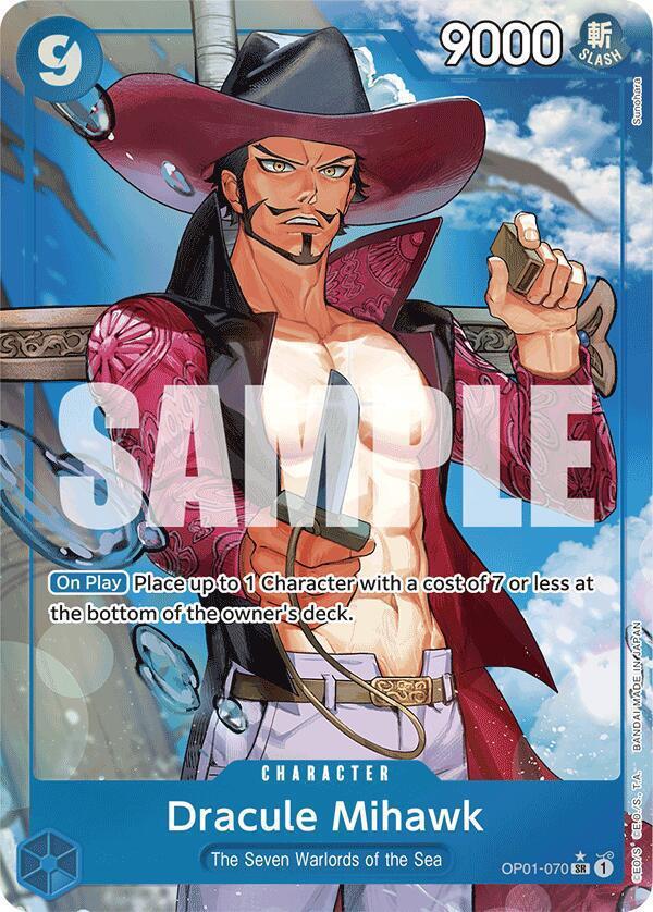 Dracule Mihawk (OP01-070) (Alternate Art) - Premium Booster -The Best- (PRB-01)