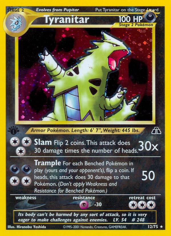 Tyranitar (12) - Neo Discovery (N2)(unlimited)
