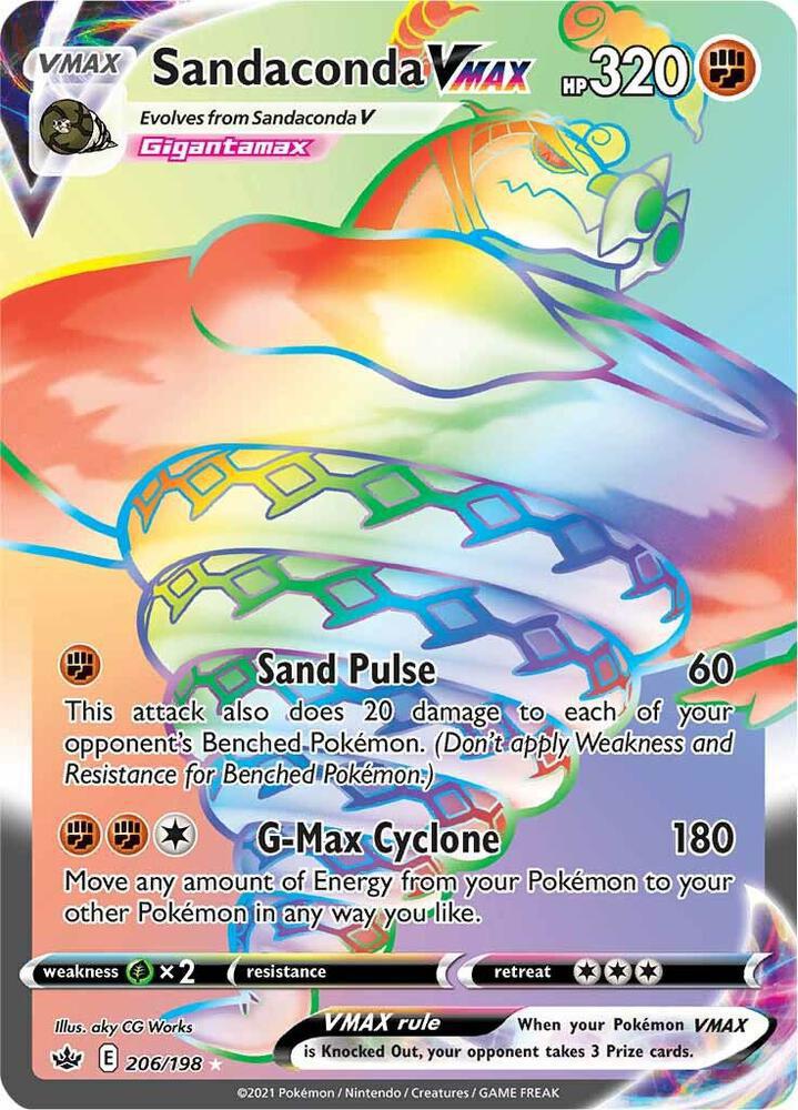 Sandaconda VMAX (Secret) - SWSH06: Chilling Reign (SWSH06)