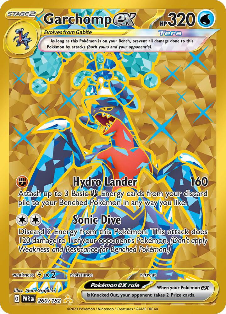 Garchomp ex - 260/182 - SV04: Paradox Rift (PAR)