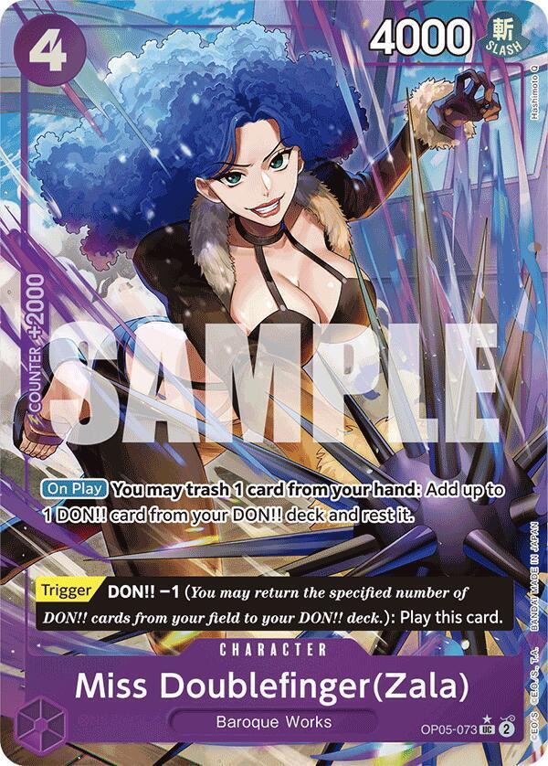 Miss Doublefinger(Zala) (Full Art) - Premium Booster -The Best- (PRB-01)