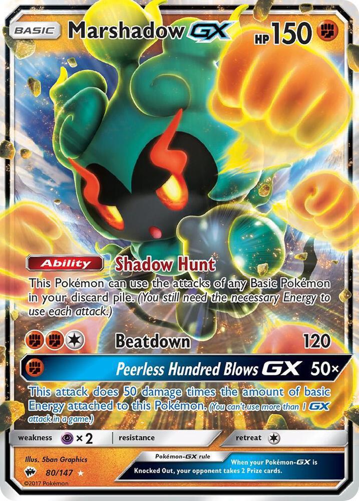 Marshadow GX - SM - Burning Shadows (SM03)