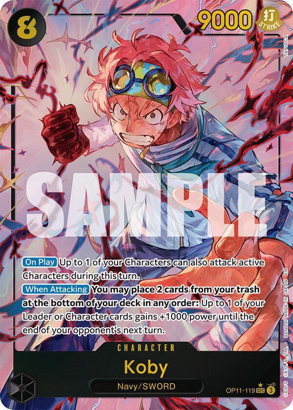 Koby (119) (Alternate Art) - A Fist of Divine Speed (OP11)
