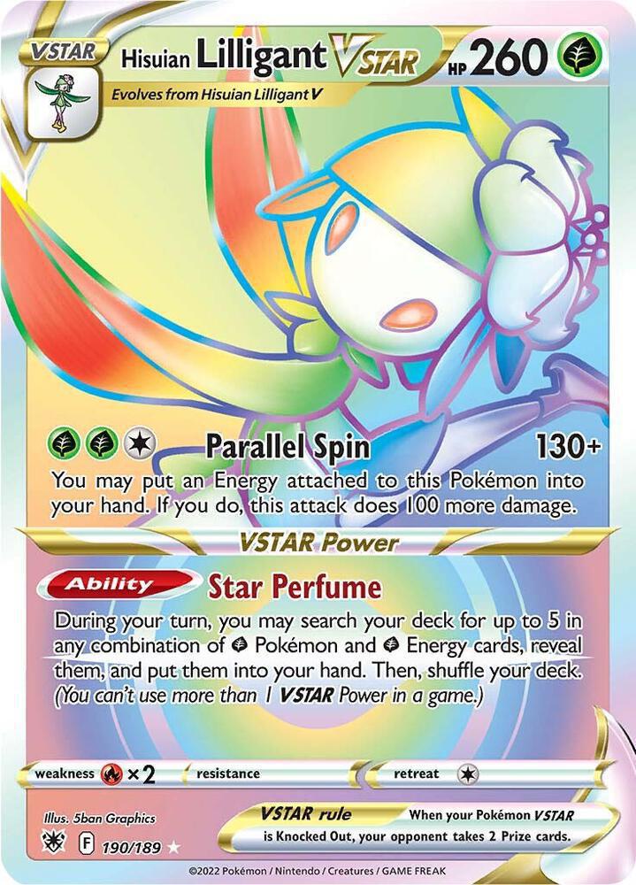 Hisuian Lilligant VSTAR (Secret) - SWSH10: Astral Radiance (SWSH10)