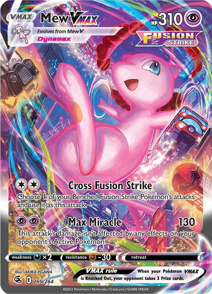 Mew VMAX (Alternate Art Secret) - SWSH08: Fusion Strike (SWSH08)