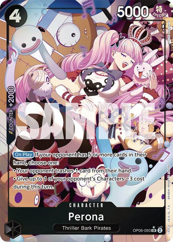 Perona (093) (Alternate Art) - Wings of the Captain (OP06)