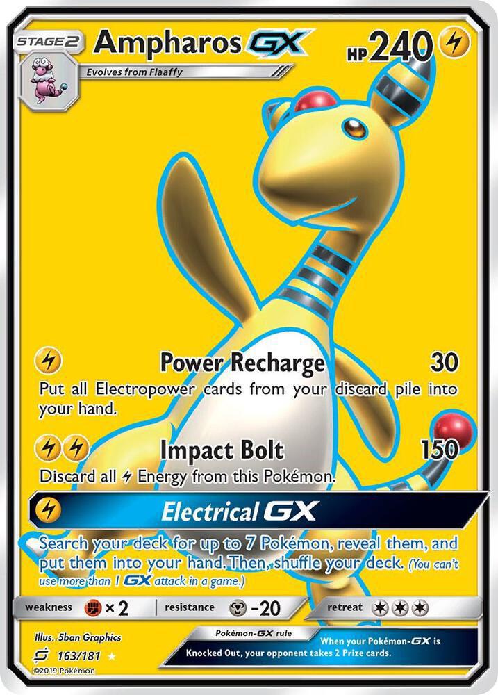Ampharos GX (Full Art) - SM - Team Up (SM9)