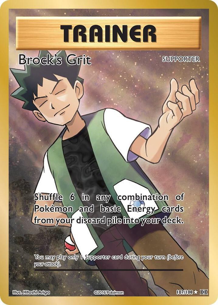 Brock's Grit (Full Art) - XY - Evolutions (EVO)