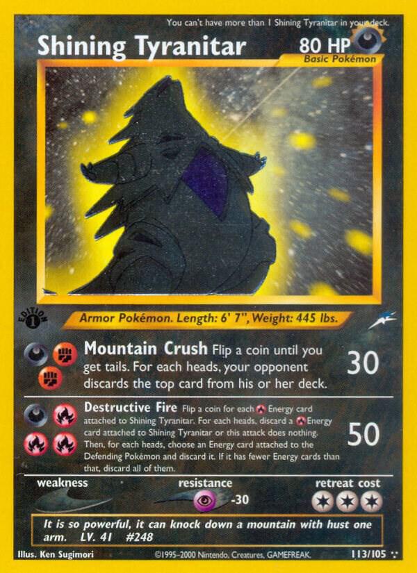 Shining Tyranitar - Neo Destiny (N4)
