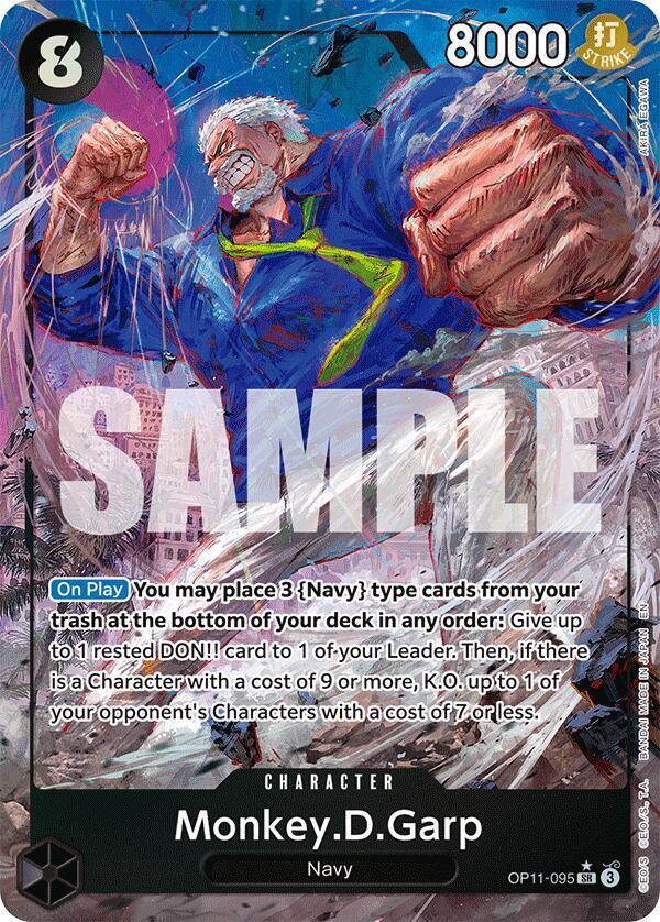 Monkey.D.Garp (Alternate Art) - A Fist of Divine Speed (OP11)
