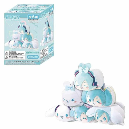 CINNAMOROLL X MIKU LAYING DOWN BLIND BOX PLUSH