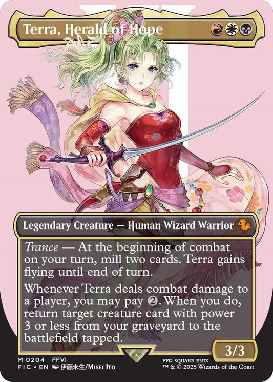 Terra, Herald of Hope (Borderless) - Commander: FINAL FANTASY (FIC)