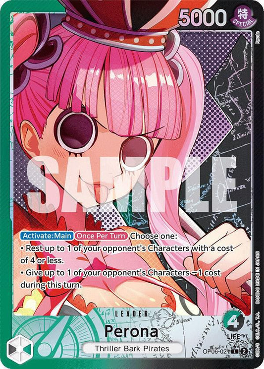 Perona (021) (Alternate Art) - Wings of the Captain (OP06)