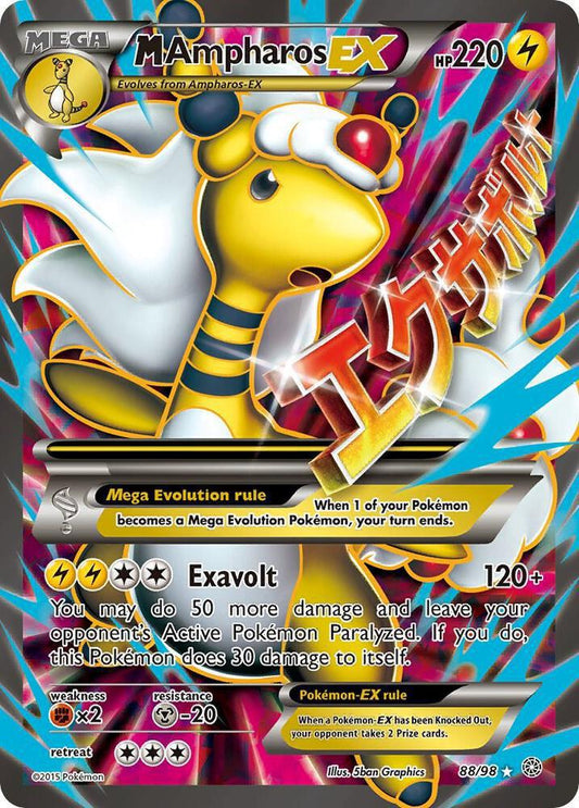 M Ampharos EX (88 Full Art) - XY - Ancient Origins (AOR)