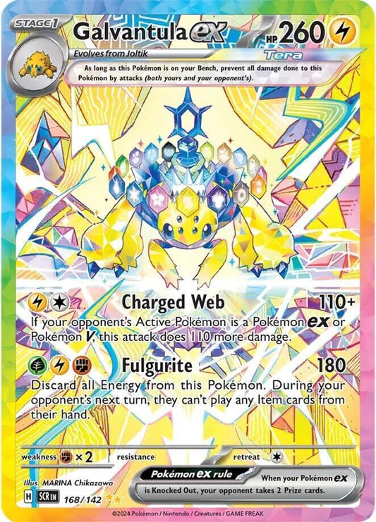 Galvantula ex - 168/142 - SV07: Stellar Crown (SV07)